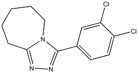 3-(3,4-dichlorophenyl)-6,7,8,9-tetrahydro-5H-[1,2,4]triazolo[4,3-a]azepine Structure