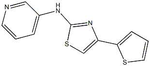 N2-(3-pyridyl)-4-(2-thienyl)-1,3-thiazol-2-amine Structure