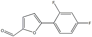 5-(2,4-Difluorophenyl)furan-2-carboxaldehyde 구조식 이미지