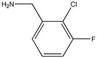 (2-chloro-3-fluorophenyl)methanamine Structure