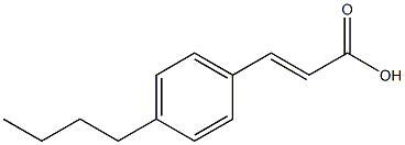 (E)-3-(4-butylphenyl)acrylic acid Structure