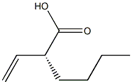 (R)-2-vinylhexanoic acid Structure