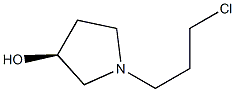 (S)-1-(3-chloropropyl)pyrrolidin-3-ol 구조식 이미지