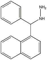 1-((naphthalen-1-yl)(phenyl)methyl)hydrazine 구조식 이미지