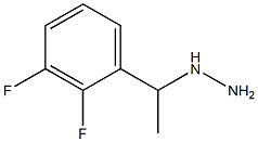 1-(1-(2,3-difluorophenyl)ethyl)hydrazine Structure