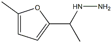 1-(1-(5-methylfuran-2-yl)ethyl)hydrazine 구조식 이미지