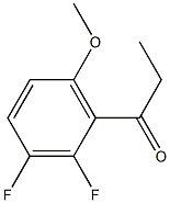 1-(2,3-difluoro-6-methoxyphenyl)propan-1-one Structure