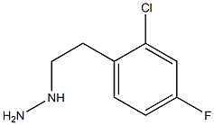 1-(2-chloro-4-fluorophenethyl)hydrazine Structure