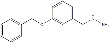 1-(3-(benzyloxy)benzyl)hydrazine 구조식 이미지