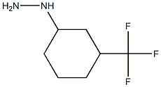 1-(3-(trifluoromethyl)cyclohexyl)hydrazine 구조식 이미지