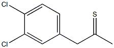 1-(3,4-dichlorophenyl)propane-2-thione Structure