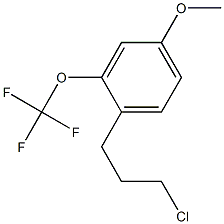 1-(3-chloropropyl)-4-methoxy-2-(trifluoromethoxy)benzene 구조식 이미지