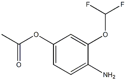 1-(4-Amino-3-difluoromethoxy-phenyl)-acetic acid 구조식 이미지