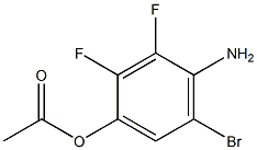 1-(4-Amino-5-bromo-2,3-difluoro-phenyl)-acetic acid Structure