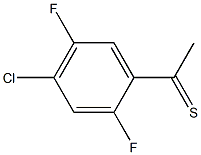 1-(4-chloro-2,5-difluorophenyl)ethanethione Structure