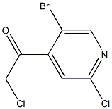 1-(5-bromo-2-chloropyridin-4-yl)-2-chloroethanone Structure