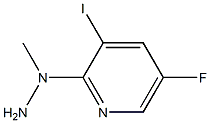 1-(5-fluoro-3-iodopyridin-2-yl)-1-methylhydrazine Structure