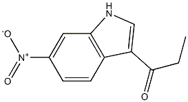 1-(6-nitro-1H-indol-3-yl)propan-1-one 구조식 이미지
