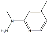 1-methyl-1-(4-methylpyridin-2-yl)hydrazine 구조식 이미지