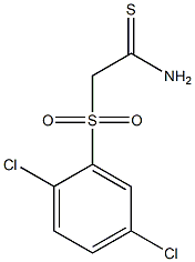 2-(2,5-dichlorophenylsulfonyl)ethanethioamide 구조식 이미지