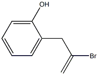 2-(2-bromoallyl)phenol 구조식 이미지