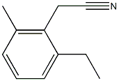 2-(2-ethyl-6-methylphenyl)acetonitrile 구조식 이미지