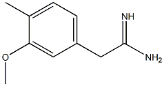 2-(3-methoxy-4-methylphenyl)acetamidine Structure