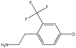 2-(4-chloro-2-(trifluoromethyl)phenyl)ethanamine Structure