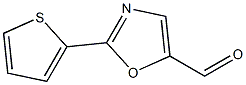 2-(thiophen-2-yl)oxazole-5-carbaldehyde 구조식 이미지