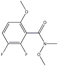 2,3-difluoro-N,6-dimethoxy-N-methylbenzamide Structure