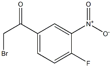 2-bromo-1-(4-fluoro-3-nitrophenyl)ethanone Structure