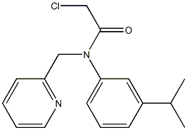 2-chloro-N-(3-isopropylphenyl)-N-((pyridin-2-yl)methyl)acetamide Structure