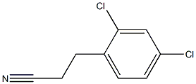 3-(2,4-dichlorophenyl)propanenitrile 구조식 이미지