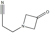 3-(3-oxoazetidin-1-yl)propanenitrile Structure