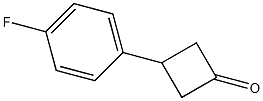 3-(4-fluorophenyl)cyclobutanone Structure