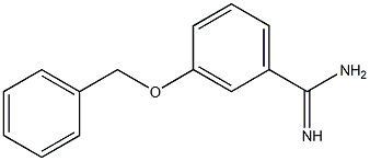 3-(benzyloxy)benzamidine 구조식 이미지