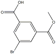 3-(methoxycarbonyl)-5-bromobenzoic acid Structure