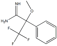 3,3,3-trifluoro-2-methoxy-2-phenylpropanamidine 구조식 이미지