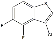 3-chloro-4,5-difluorobenzo[b]thiophene Structure