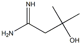 3-hydroxy-3-methylbutanamidine Structure