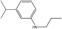 3-isopropyl-N-propylbenzenamine Structure