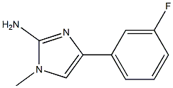 4-(3-fluorophenyl)-1-methyl-1H-imidazol-2-amine Structure