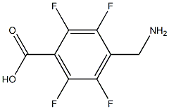 4-(aminomethyl)-2,3,5,6-tetrafluorobenzoic acid Structure
