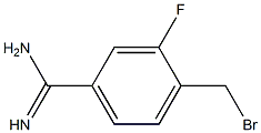 4-(bromomethyl)-3-fluorobenzamidine Structure