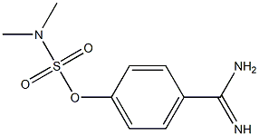 4-amidinophenyl dimethylsulfamate 구조식 이미지