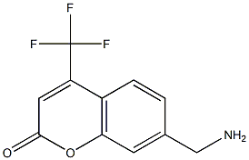 7-(aminomethyl)-4-(trifluoromethyl)-2H-chromen-2-one Structure