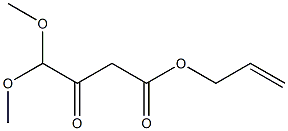 allyl 4,4-dimethoxy-3-oxobutanoate 구조식 이미지