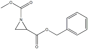 benzyl methyl aziridine-1,2-dicarboxylate 구조식 이미지