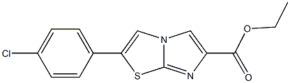 ethyl 2-(4-chlorophenyl)imidazo[2,1-b]thiazole-6-carboxylate Structure