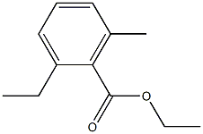 ethyl 2-ethyl-6-methylbenzoate 구조식 이미지